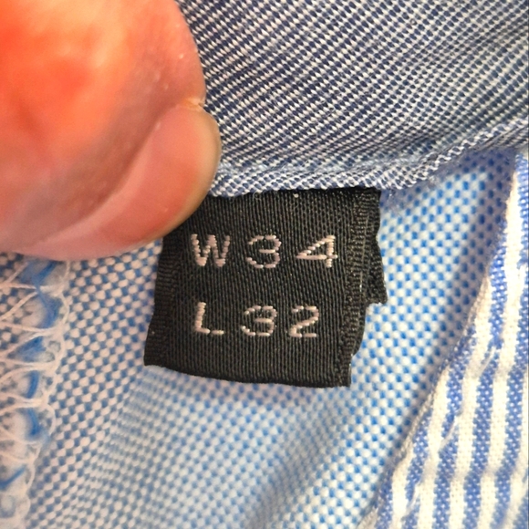 J. Crew Blue Chinos Straight Leg Classic..SIZE:34/32 - Picture 10 of 11